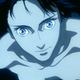 Major Motoko Kusanagi - master of the glassy-eyed stare